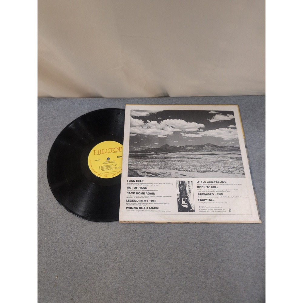 Big Country Hits Country Road Vinyl LP Hilltop JS-6166 1975 Comp 33 RPM Record - Picture 2 of 2